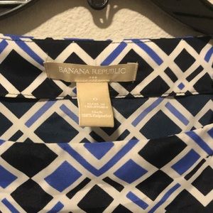 Banana Republic Tops - Banana republic geometric blouse Banana Republic Tops - Banana republic geometric blouse